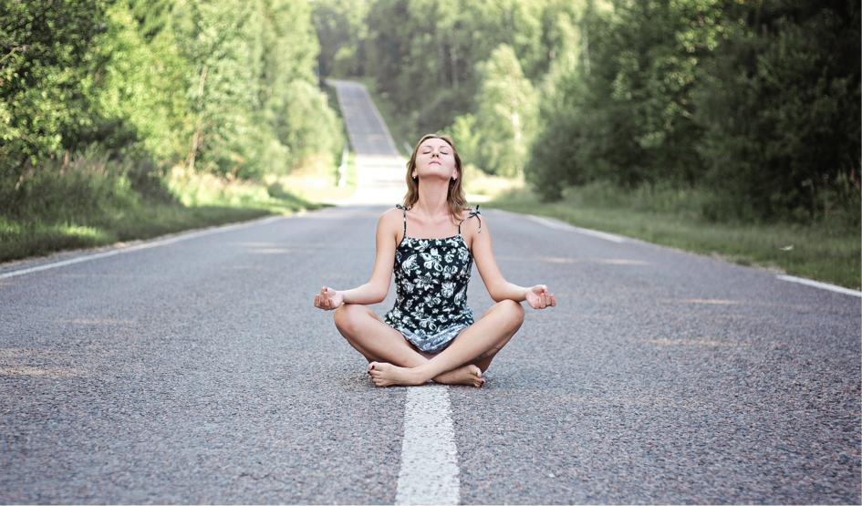 Mindfulness allows you to find peace wherever you are. Image courtesy of Kashirin Nickolai