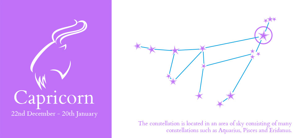 The zodiac symbol of Capricorn